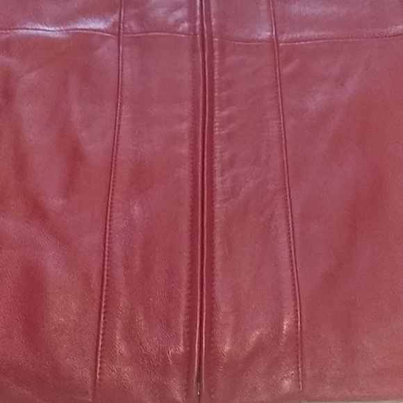 WILSON LEATHER Burgundy jacket (200) - Picture 4 of 12